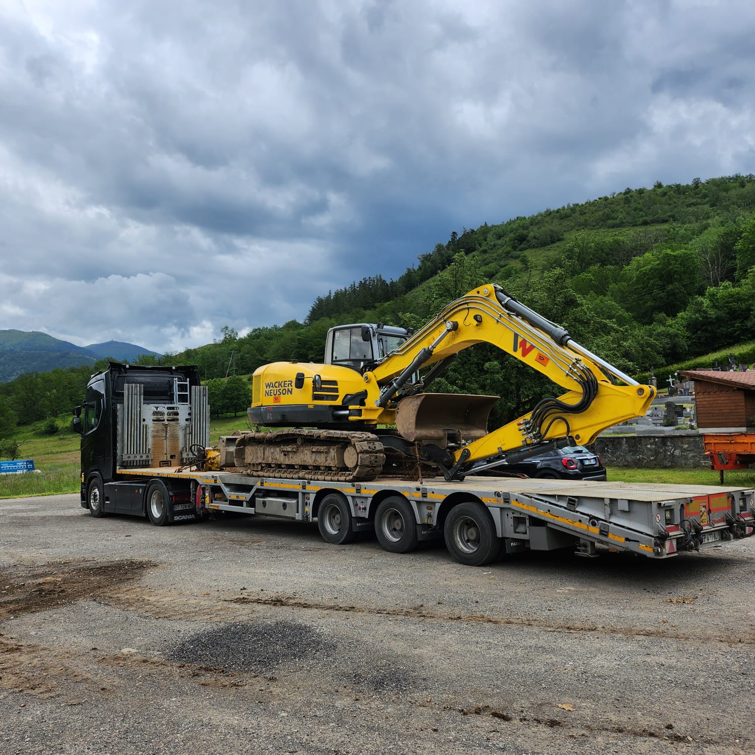 Transport porte-engins