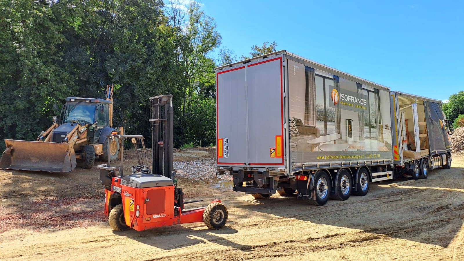 Transport avec chariot embarqué