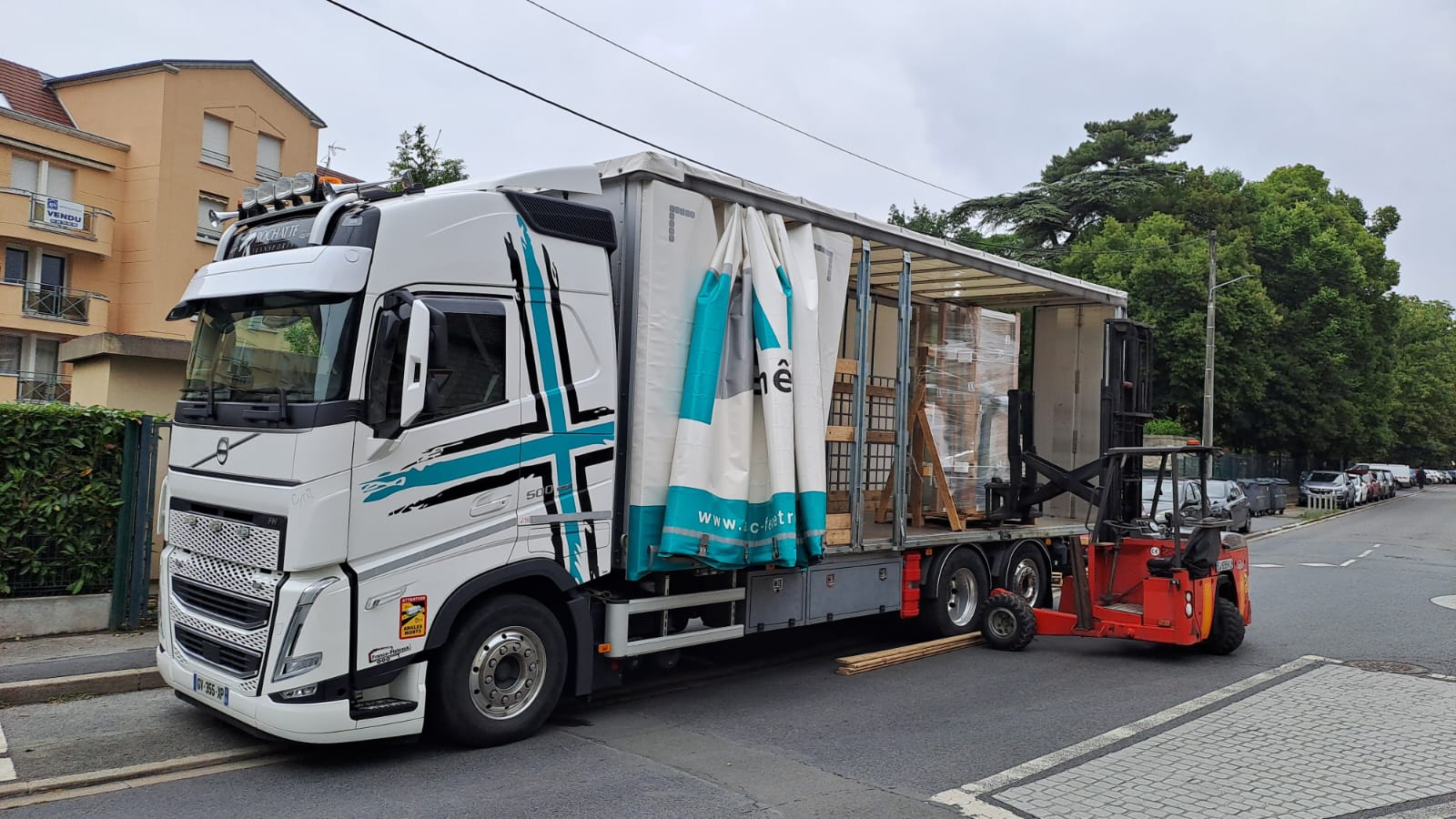 Transport avec chariot embarqué 2