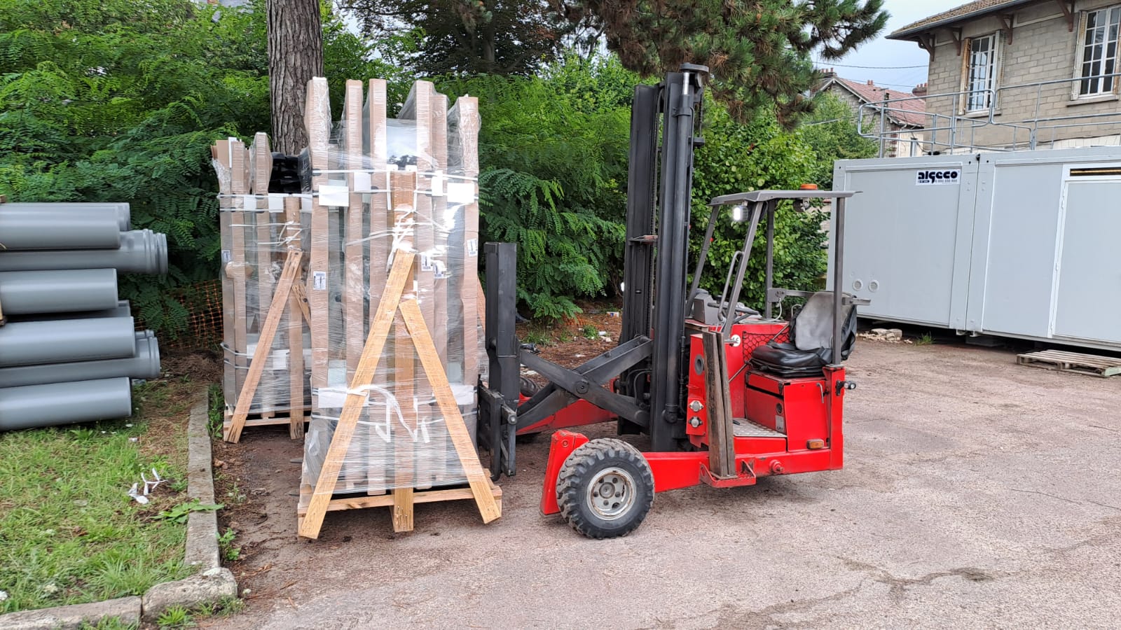 Transport avec chariot embarqué 1